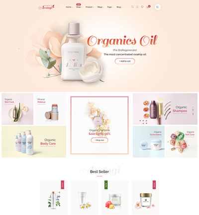 Arangi - Organic & Healthy Products Magento 2 Theme  - Style 2