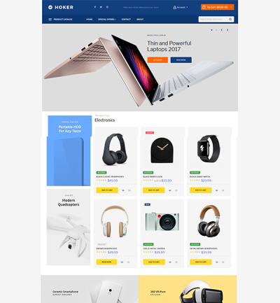 Hoker - Responsive Magento Theme - Electronics