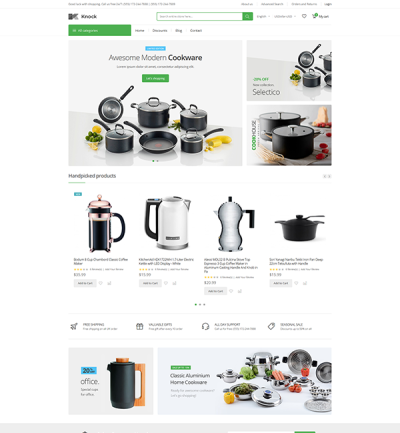 Knock - Multi-Purpose Responsive Magento Theme - Layout 04