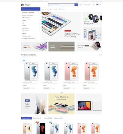Knock - Multi-Purpose Responsive Magento Theme - Layout 08
