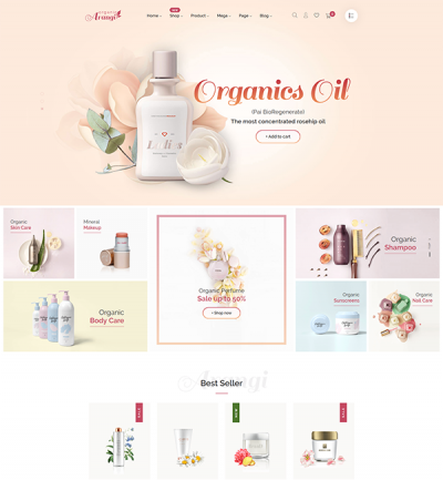 Arangi - Organic & Healthy Products Magento 2 Theme  - Style 2