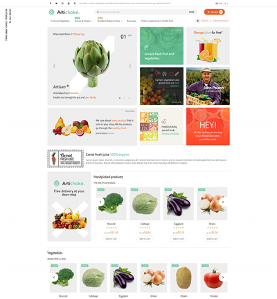 Artichoke - Responsive Magento Theme