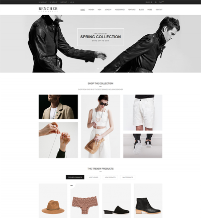 Bencher - Responsive Magento Theme - Layout 02