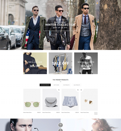 Bencher - Responsive Magento Theme - Layout 03