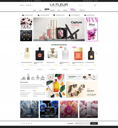 Fleur - Responsive Magento Perfume Theme