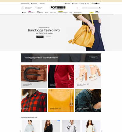 Fortress - Multi-Purpose Responsive Magento Theme