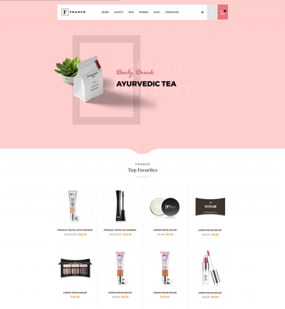 Franco - Elegant Magento Theme - Beauty