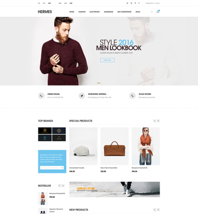 Hermes - Multi-Purpose Premium Responsive Magento Theme - Layout 02