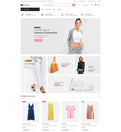 Knock - Multi-Purpose Responsive Magento Theme - Layout 03