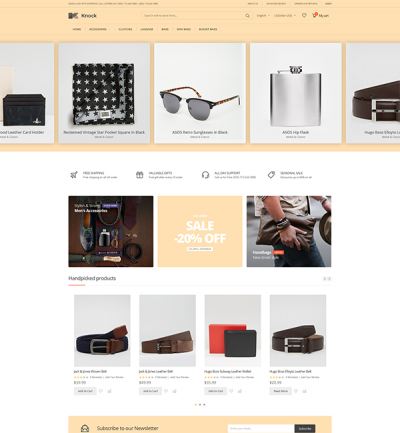 Knock - Multi-Purpose Responsive Magento Theme  - Layout 05