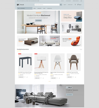 Knock - Multi-Purpose Responsive Magento Theme - Layout 06