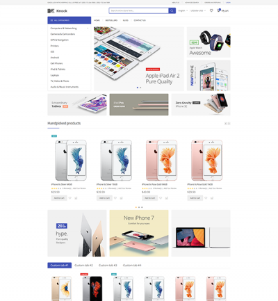 Knock - Multi-Purpose Responsive Magento Theme - Layout 08