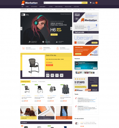  Manhattan - Responsive Magento Theme 