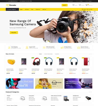 Sinrato - Mega Shop Responsive Magento Theme