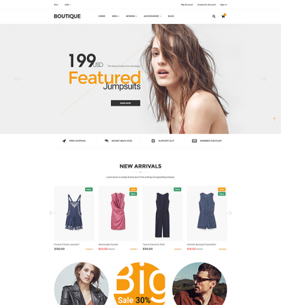 TV Boutique - Responsive Fashion Magento Theme