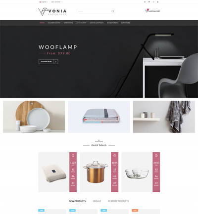 Vonia - Multipurpose Responsive Magento 2 Theme_Style 2