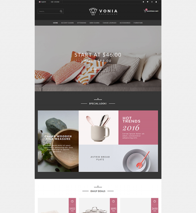 Vonia - Multipurpose Responsive Magento 2 Theme_Style 4